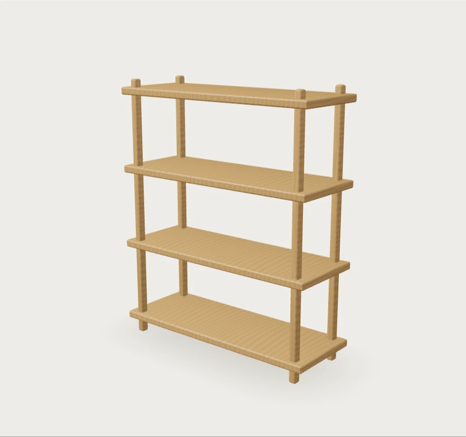 Furniture concept studio preview; default materials